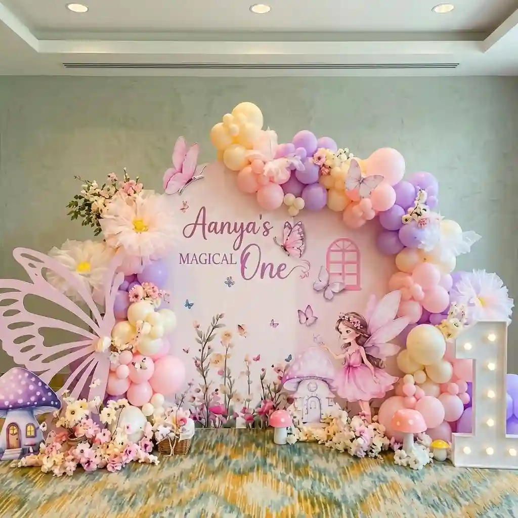 Enchanted Garden Butterfly with Fairy Theme